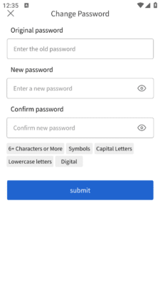 YormeHut Change Password